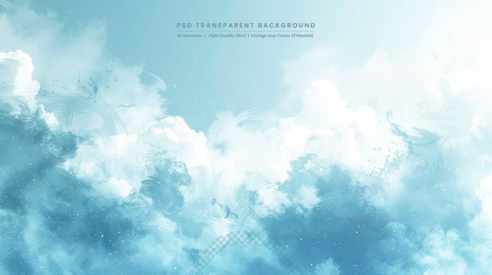 تصویر آسمان آبی فانتزی